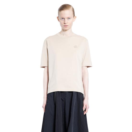 25SS 몽클레어 반팔 티셔츠 8C0000589A1721E BEIGE DOM