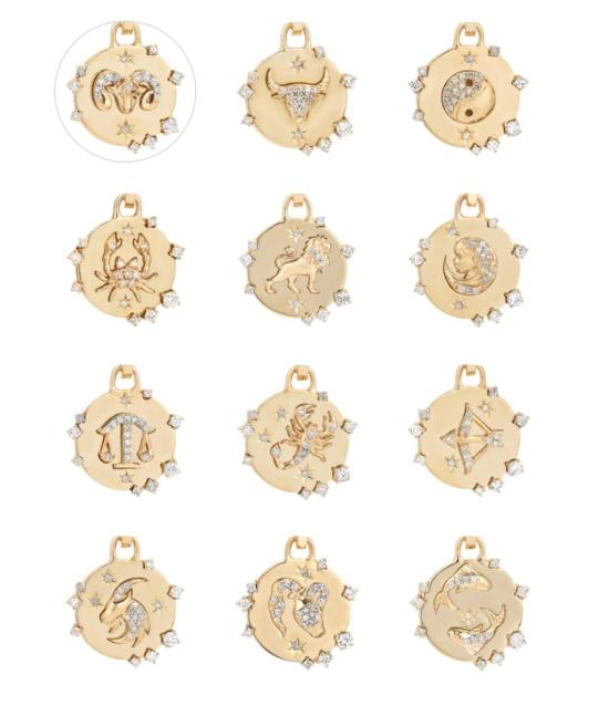  Adina Reyter 목걸이/팬던트 아디나 레이터 조디악 다이아몬드 힌지드 챠름 - ADINA REYTER