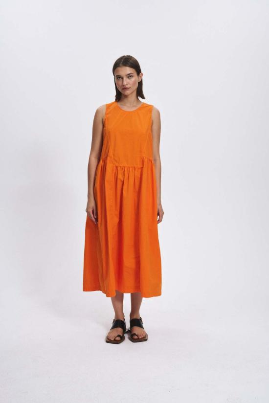  Fabiana Pigna 롱 원피스 실비아 드레스 Tangelo