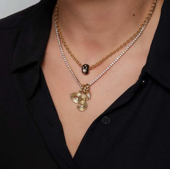  Adina Reyter 목걸이/팬던트 아디나 레이터 그루비 라지 다이아몬드 이블 아이 챠밍 - OTHER BRANDS