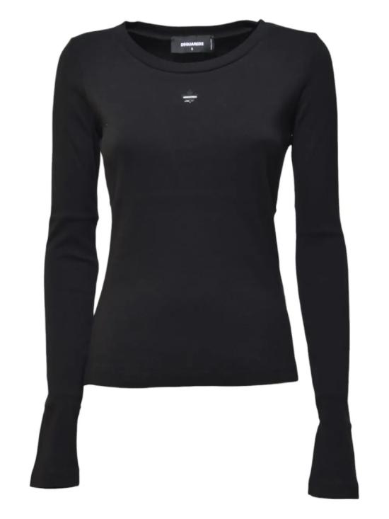 25SS 디스퀘어드2 긴팔 티셔츠 S75GD0428D20021 900 BLACK