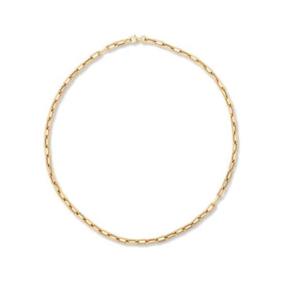  아디나 레이터 목걸이/팬던트 Adina Reyter 16" 4mm 이탈리아 체인 링크 목걸이 14K 옐로우 골드 - ADINA REYTER