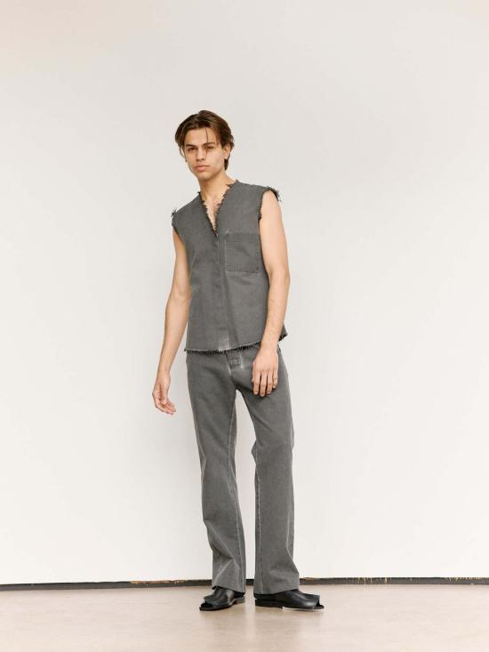  가브리엘라 콜 가먼츠 민소매 티셔츠 Gabriela Coll Garments No.74 민소매 셔츠 워시드 블랙 - GABRIELA COLL GARMENTS