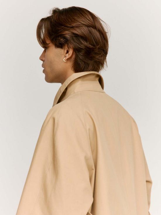  본 소노 트렌치 코트 소노 황마 오가닉 코튼 캣 - VON SONO