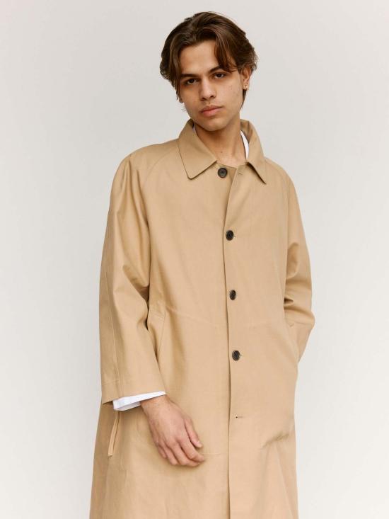  본 소노 트렌치 코트 소노 황마 오가닉 코튼 캣