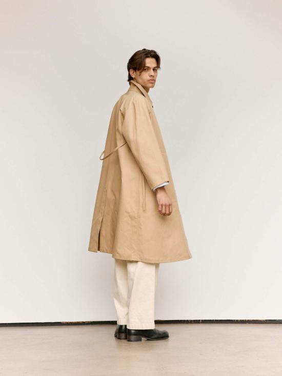  본 소노 트렌치 코트 소노 황마 오가닉 코튼 캣 - VON SONO