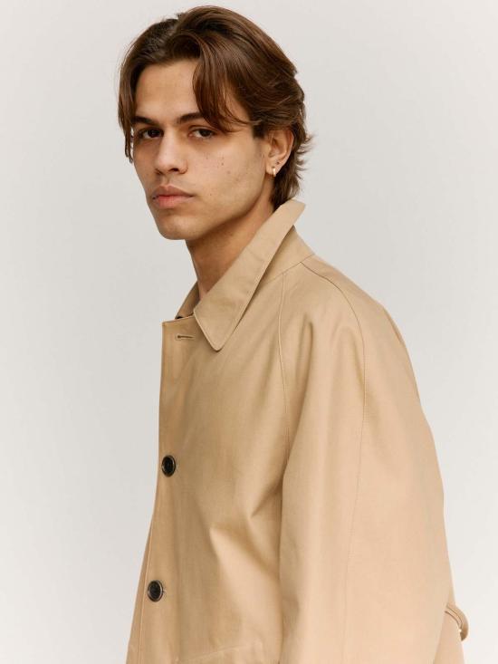  본 소노 트렌치 코트 소노 황마 오가닉 코튼 캣 - VON SONO