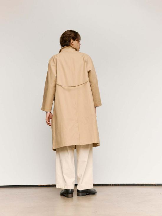  본 소노 트렌치 코트 소노 황마 오가닉 코튼 캣 - VON SONO