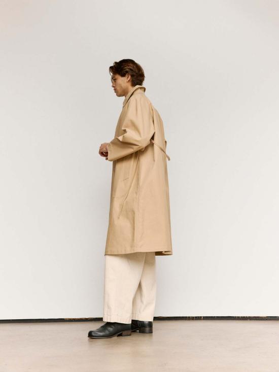  본 소노 트렌치 코트 소노 황마 오가닉 코튼 캣 - VON SONO