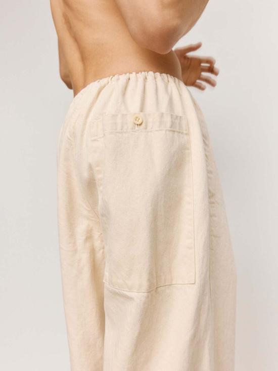  본 소노 트레이닝/조거 팬츠 소노 내추럴 씨디드 오가닉 코튼 솔 스노우팬츠 - VON SONO