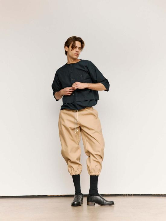  본 소노 반팔 셔츠 소노 셸던  오프 블랙 - VON SONO