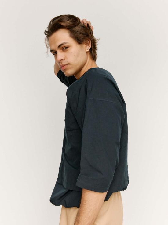  본 소노 반팔 셔츠 소노 셸던  오프 블랙 - VON SONO