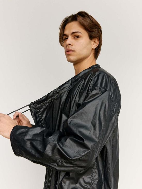  가브리엘라 콜 가먼츠 가죽 자켓 Gabriela Coll Garments No.313 테크니컬 숏 재킷 블랙 - GABRIELA COLL GARMENTS