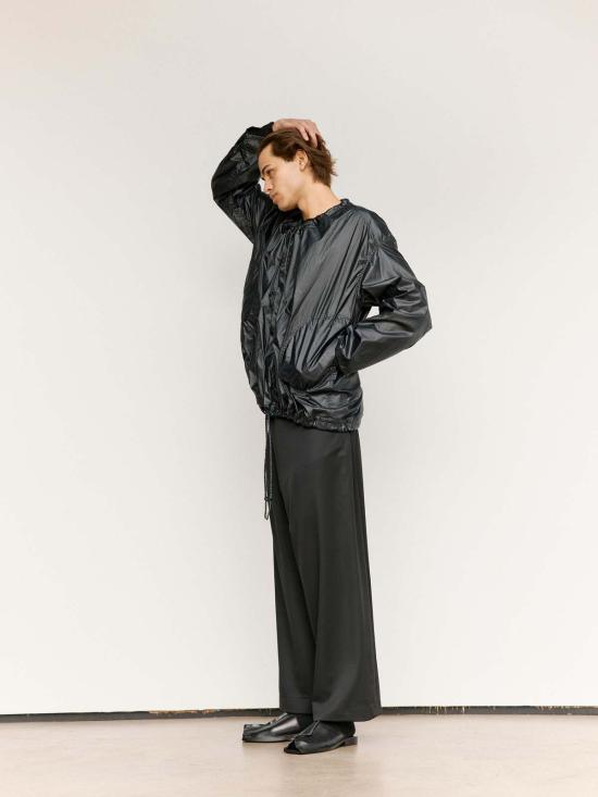  가브리엘라 콜 가먼츠 가죽 자켓 Gabriela Coll Garments No.313 테크니컬 숏 재킷 블랙 - GABRIELA COLL GARMENTS