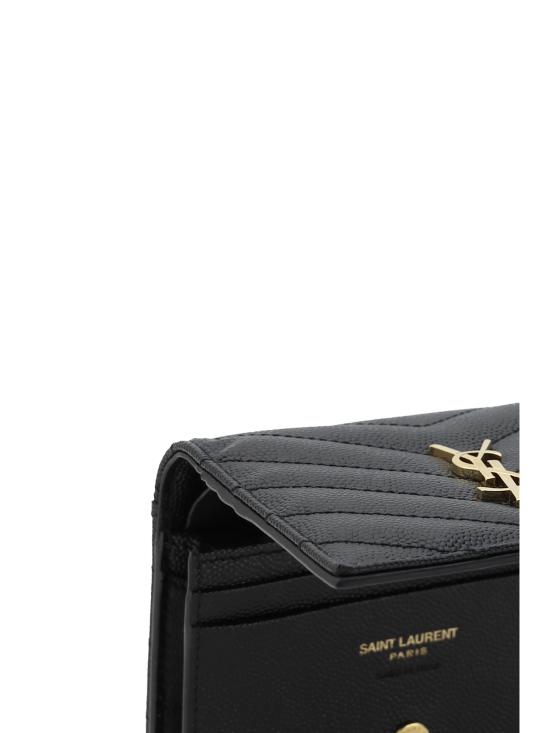 26SS 생로랑 지갑 668290BOWA1 1000 BLACK - SAINT LAURENT