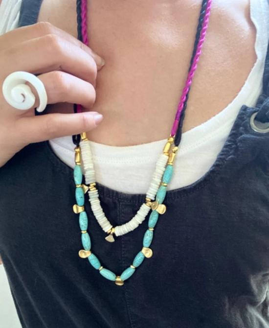  Heather Kahn 목걸이/팬던트 헤더 칸 오팔 헤이시 로프 네크리스 멀티 - OTHER BRANDS