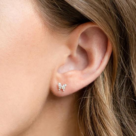  Girls Crew Jewelry 이어링 걸스 크루 쥬얼리 버터플라이 스터드 - OTHER BRANDS