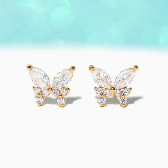  Girls Crew Jewelry 이어링 걸스 크루 쥬얼리 버터플라이 스터드