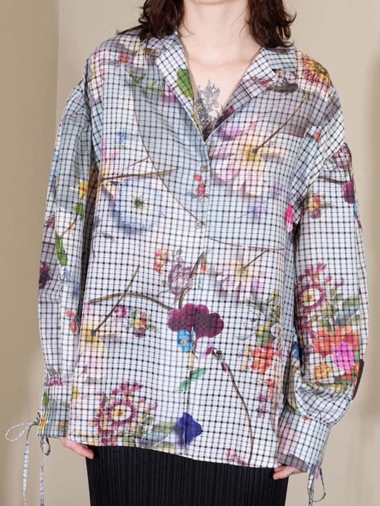  줄리아 호이어 블라우스 한네스 셔츠 프랜시스 프린트 탑 - JULIA HEUER