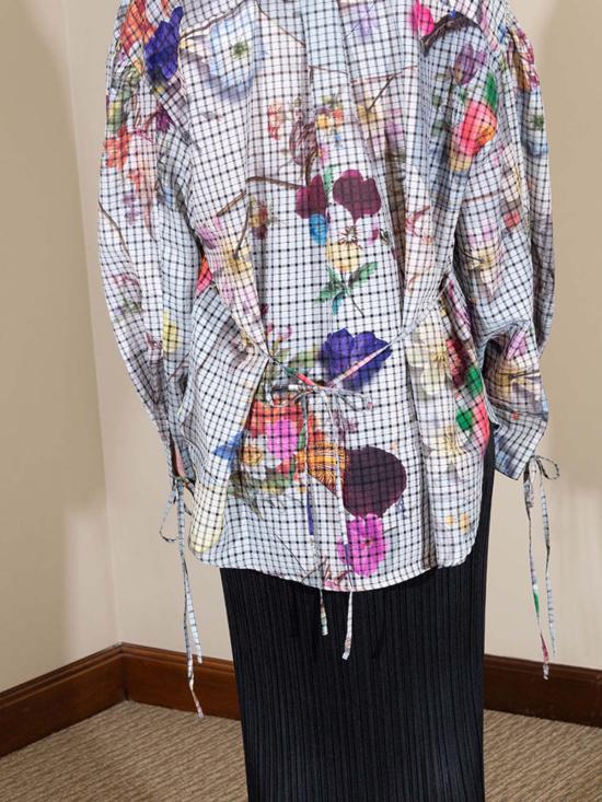  줄리아 호이어 블라우스 한네스 셔츠 프랜시스 프린트 탑 - JULIA HEUER