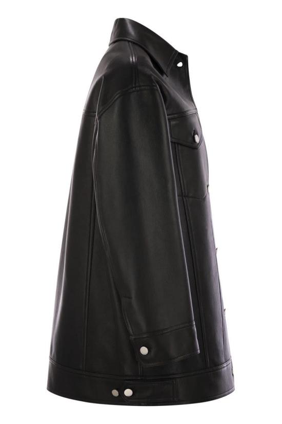 24FW 막스마라 가죽 자켓 2421446013600 001 Black - MAX MARA