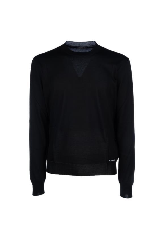 25SS 프라다 스웨터 UMB92716AI F0002 Nero