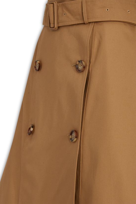  버버리 벨티드 코튼 스커트  8071108 A1420 CAMEL - BURBERRY