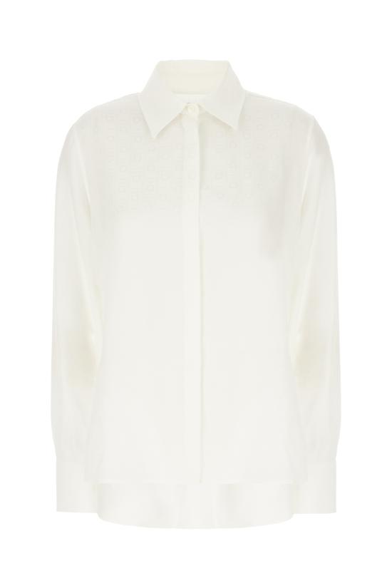 25SS 살바토레 페라가모 셔츠 781825 001 WHITE