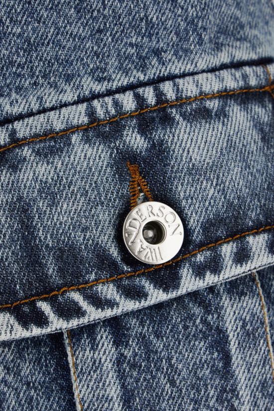 25SS JW앤더슨 데님 스커트 DK0026PG1619 172 MID BLUE - JW ANDERSON