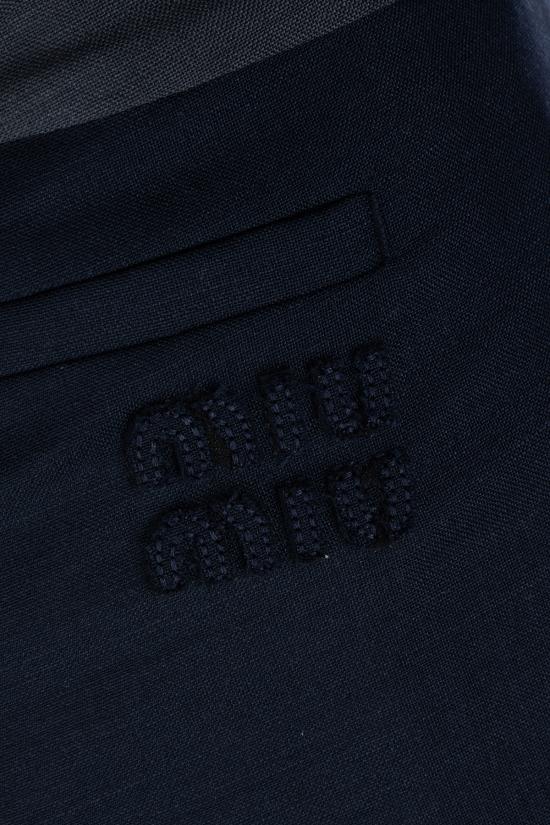 25SS 미우미우 숏팬츠 MP1882163O F0U9T NAVY EMATITE - MIU MIU