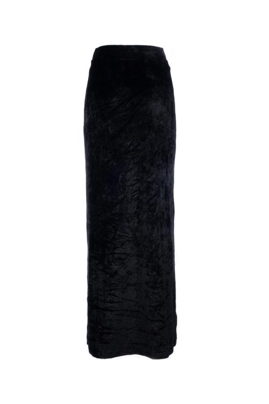 발렌시아가 롱 스커트 751375TOV10 1000 BLACK - BALENCIAGA