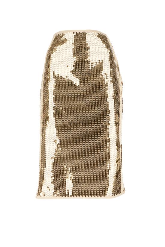 25SS 프라다 미디 스커트 P120WR16NQ F0056 Oro