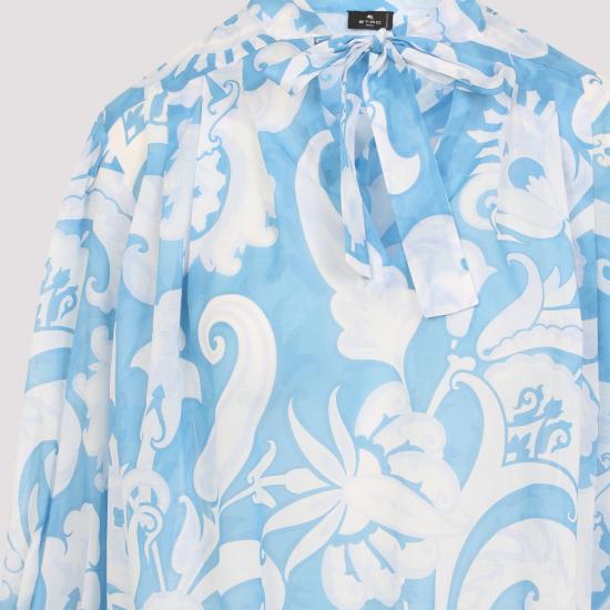 25SS 에트로 블라우스 WRJA0087 SA5I2 X0807 BLUE - ETRO