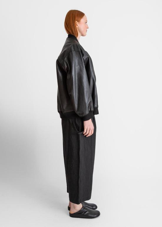  로렌 마누지안 뮬/슬리퍼 모노 뮬 블랙 - LAUREN MANOOGIAN