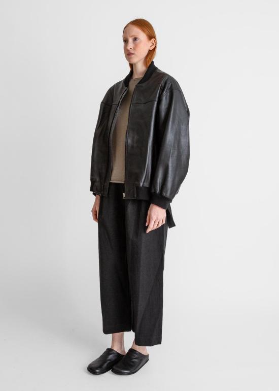  로렌 마누지안 뮬/슬리퍼 모노 뮬 블랙 - LAUREN MANOOGIAN