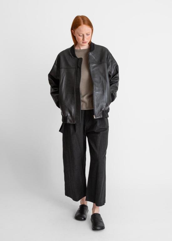  로렌 마누지안 뮬/슬리퍼 모노 뮬 블랙 - LAUREN MANOOGIAN