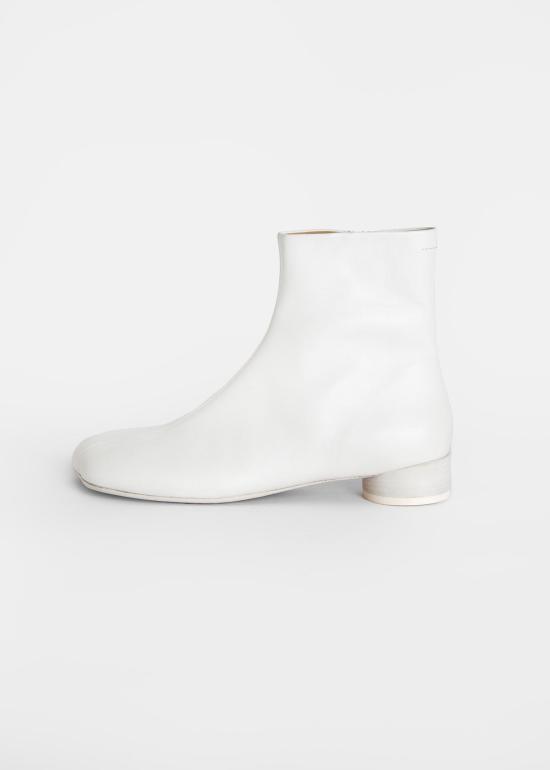  MM6 메종마르지엘라 부츠 Mm6 메종 마르지엘라 앵클  화이트 - MM6 MAISON MARGIELA
