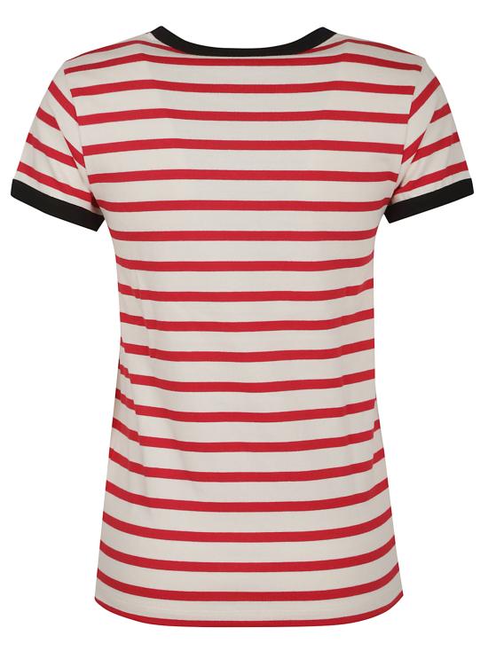 25SS 발렌티노 가라바니 반팔 티셔츠 BMG24P 961 AS0 AVORIO ROSSO - VALENTINO GARAVANI