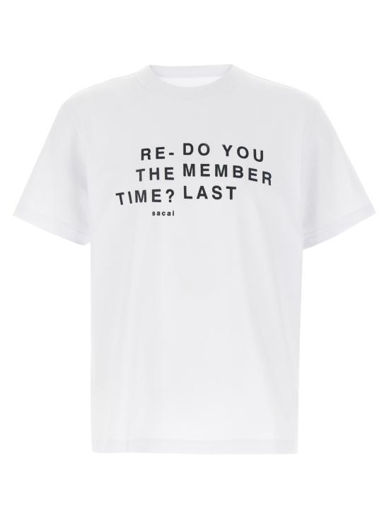 25SS 사카이 반팔 티셔츠 250977S101 White