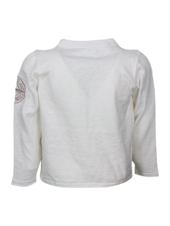 25SS [주니어] 스톤 아일랜드 풀오버 K1S165100012 V0001 White - STONE ISLAND