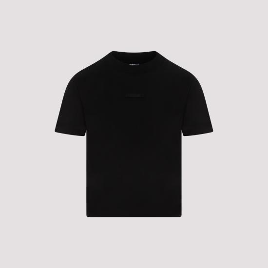 25SS 자크뮈스 반팔 티셔츠 24E241JS133 2031 990 BLACK - JACQUEMUS