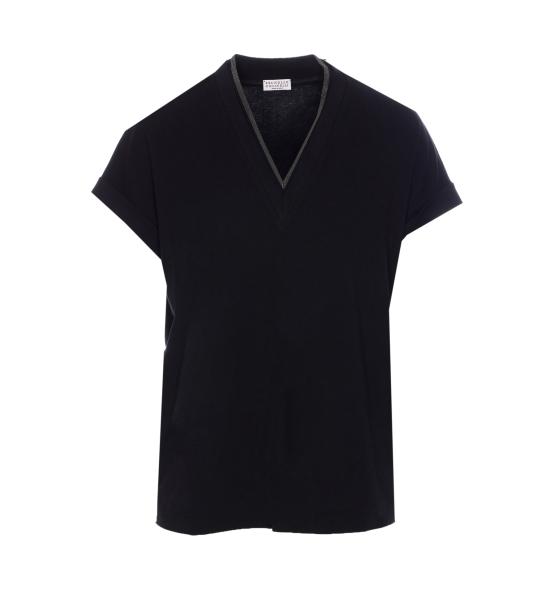 25SS 브루넬로 쿠치넬리 반팔 티셔츠 M0T18BD222 C101 Blue