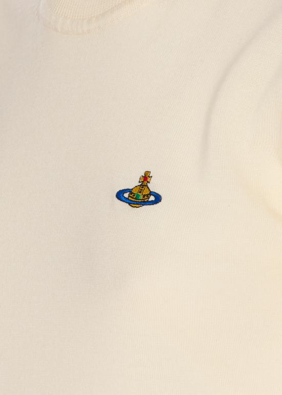 25SS 비비안웨스트우드 반팔 티셔츠 1803002Q Y001AA408 White - VIVIENNE WESTWOOD