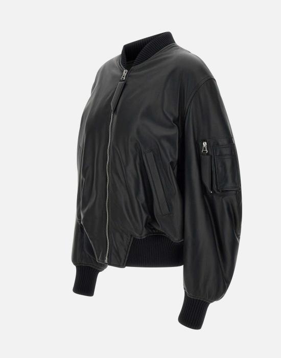 25SS 디 아티코 봄버 자켓 250WCB00004LBT128AA100 Black - THE ATTICO