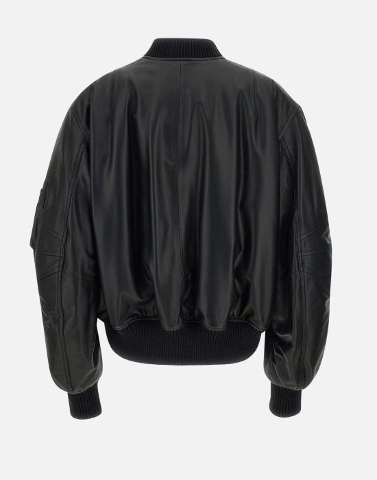 25SS 디 아티코 봄버 자켓 250WCB00004LBT128AA100 Black - THE ATTICO