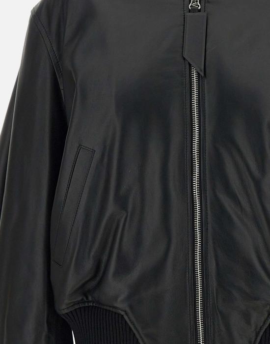 25SS 디 아티코 봄버 자켓 250WCB00004LBT128AA100 Black - THE ATTICO