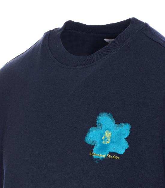 25SS 에드몬드 스튜디오 반팔 티셔츠 18590 NAVY Blue - EDMMOND STUDIOS