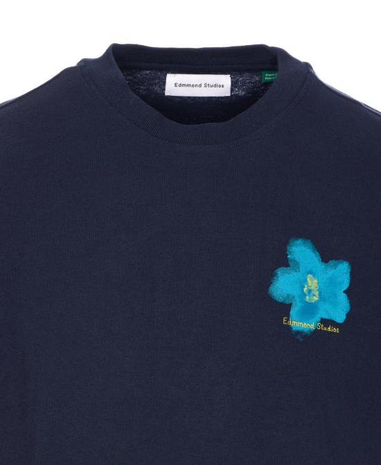 25SS 에드몬드 스튜디오 반팔 티셔츠 18590 NAVY Blue - EDMMOND STUDIOS