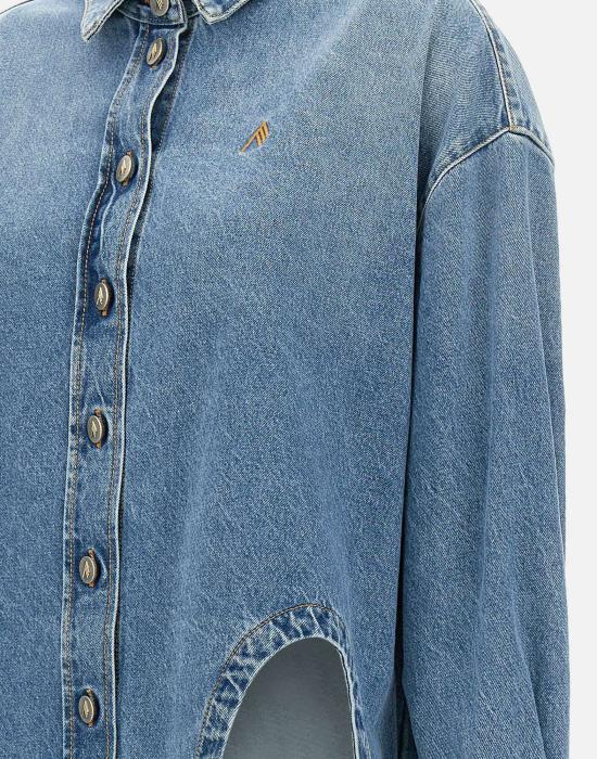 25SS 디 아티코 데님 셔츠 250WCB00068DDD085AA024 Blue - THE ATTICO