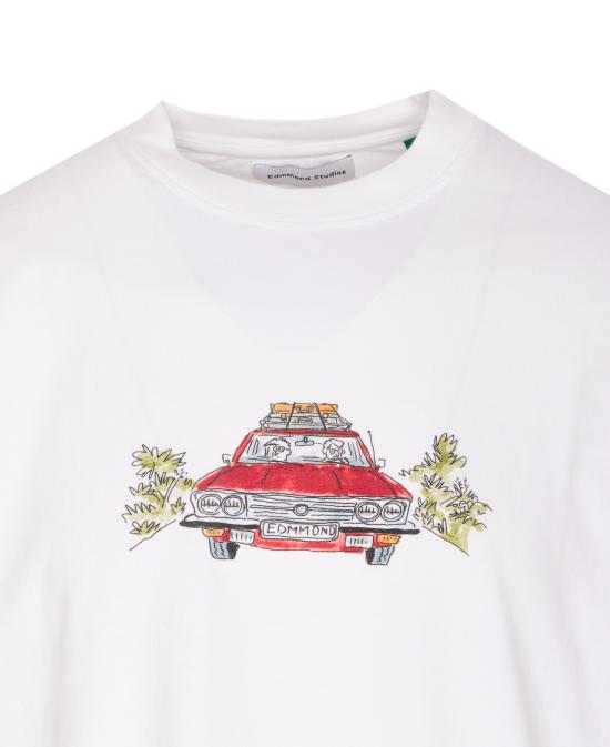 25SS 에드몬드 스튜디오 반팔 티셔츠 08000 WHITE White - EDMMOND STUDIOS